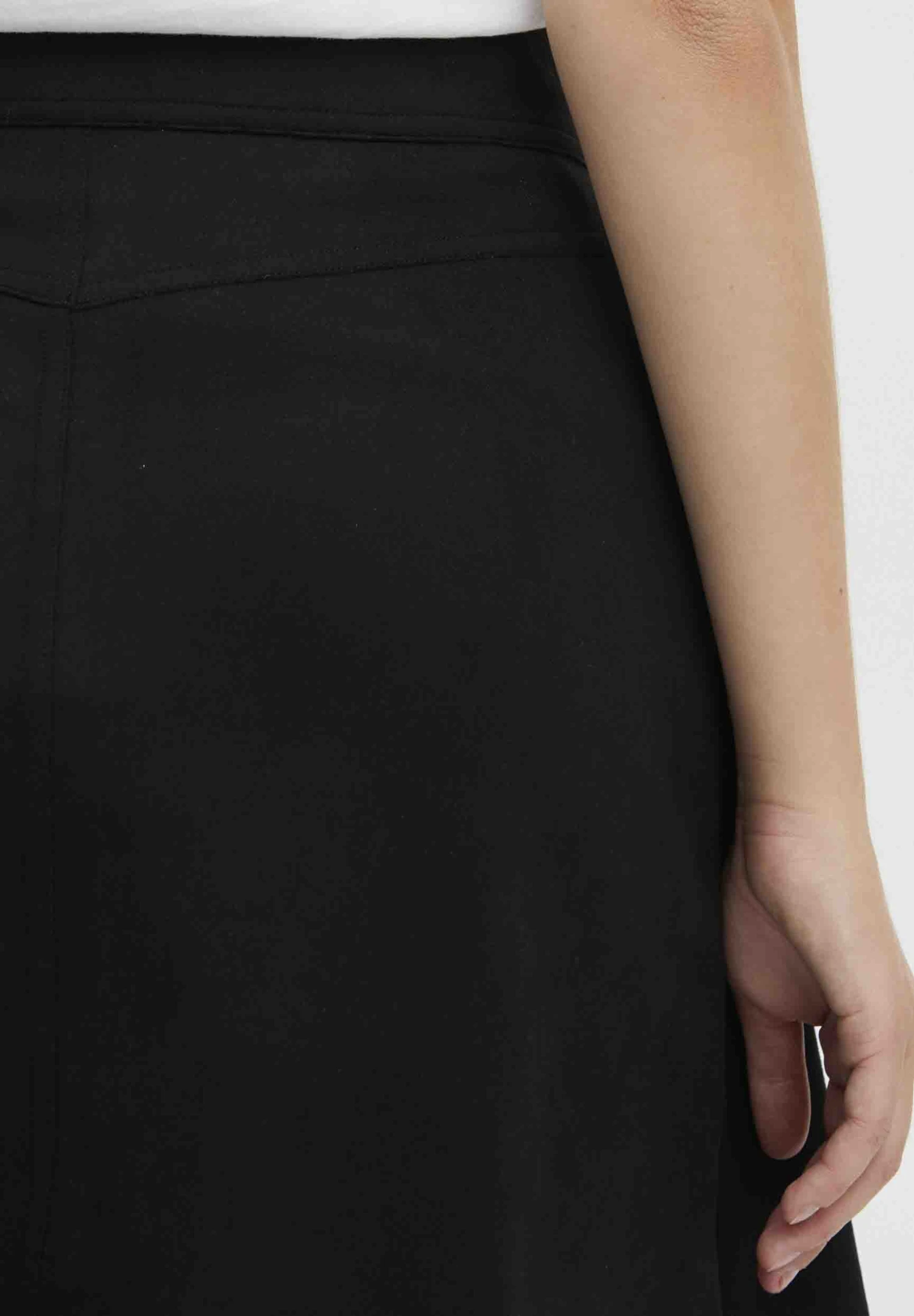 OXMO OXJUNE - A-line Skirt - Black 7 OXMO OXJUNE - A-line Skirt - Black - Image 7