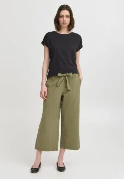 OXMO OXLINASA REGULAR FIT - Trousers - Dusty Oliv 10 OXMO OXLINASA REGULAR FIT - Trousers - Dusty Oliv -OXMO Store dee4e2ed39c1491faa678766ff27a0f2
