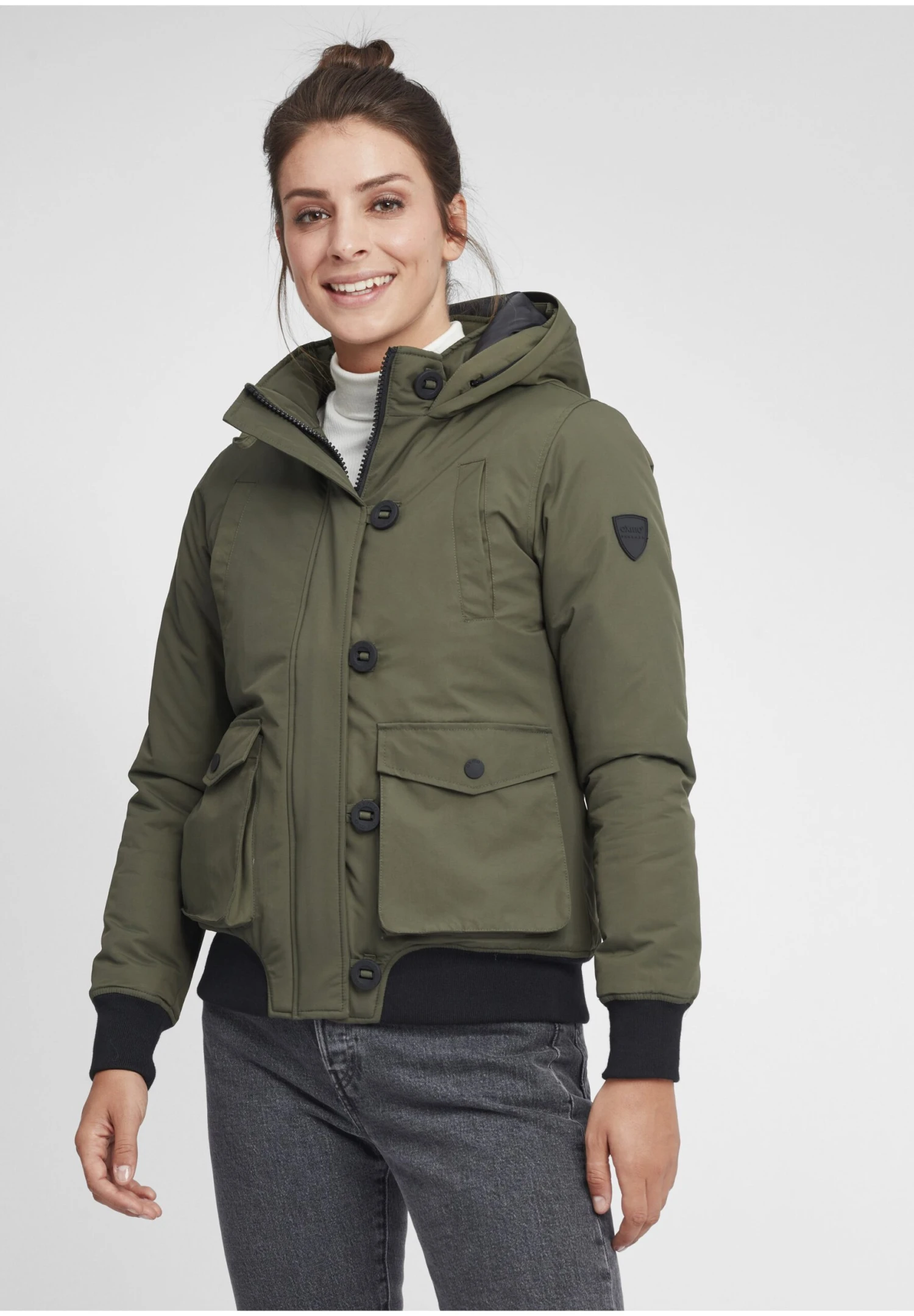 OXMO OXACILA - Winter Jacket - Deep Depths 6 OXMO OXACILA - Winter Jacket - Deep Depths - Image 6