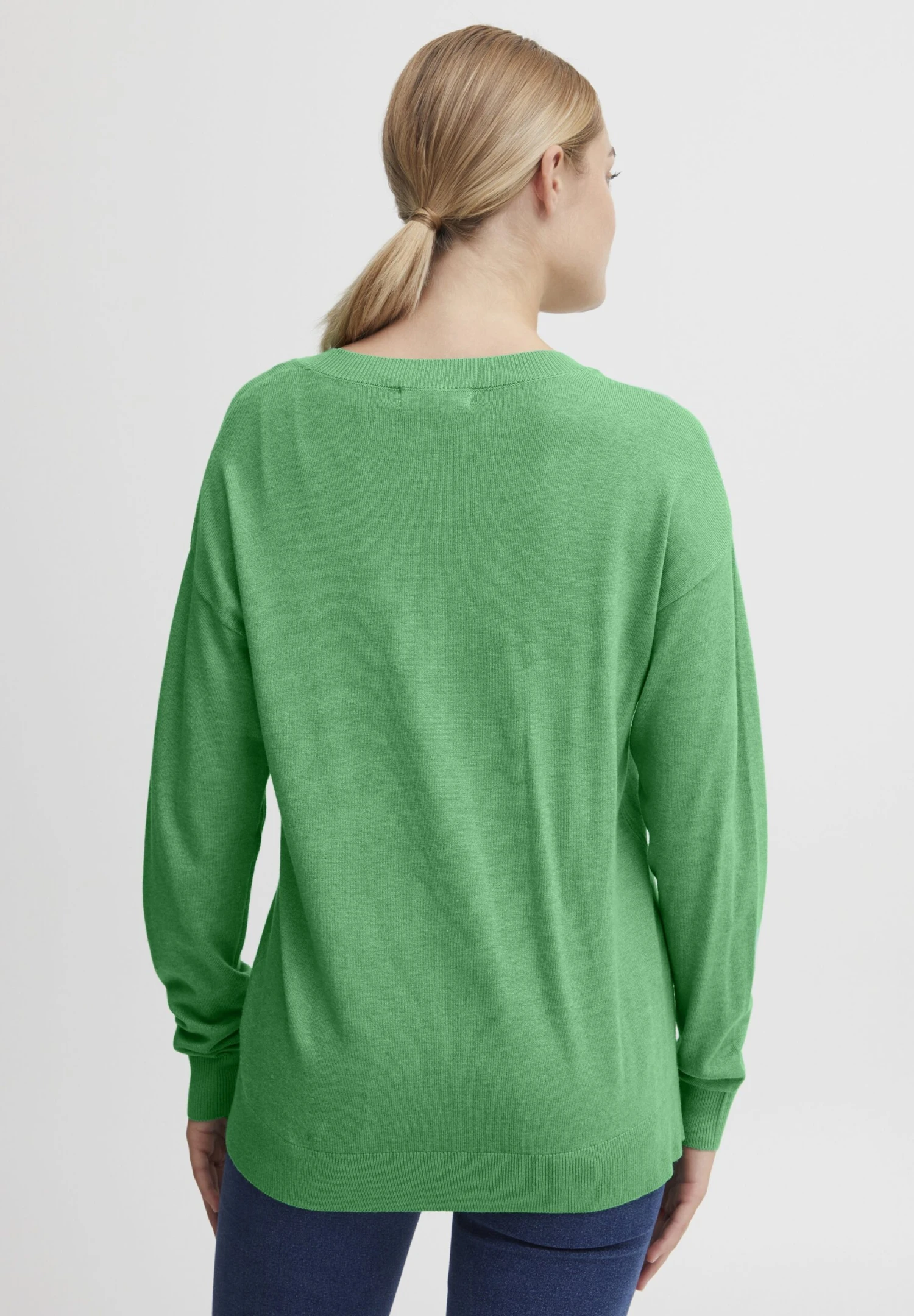 OXMO OXHelle - Jumper - Ming Green Melange 3 OXMO OXHelle - Jumper - Ming Green Melange - Image 3