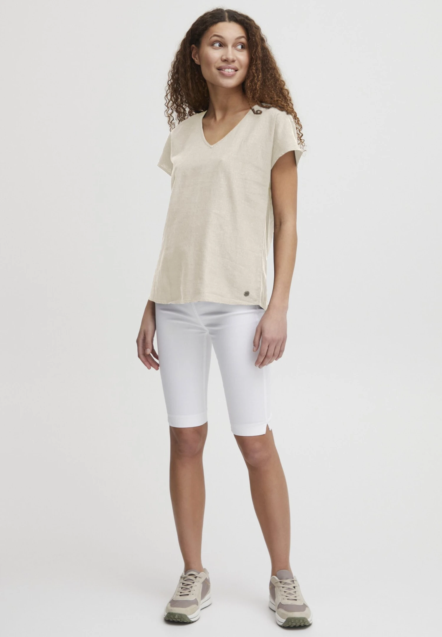 OXMO OXSabine - Blouse - Cement 2 OXMO OXSabine - Blouse - Cement - Image 2