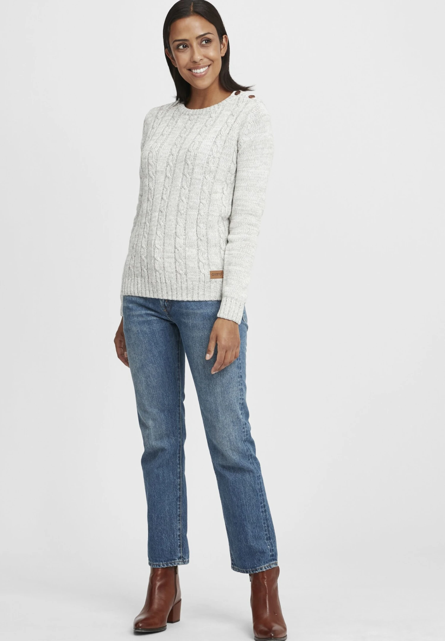 OXMO OXPHIA - Jumper - Lig Grey M 2 OXMO OXPHIA - Jumper - Lig Grey M - Image 2