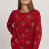 OXMO OXChristel - Jumper - Chinese Red