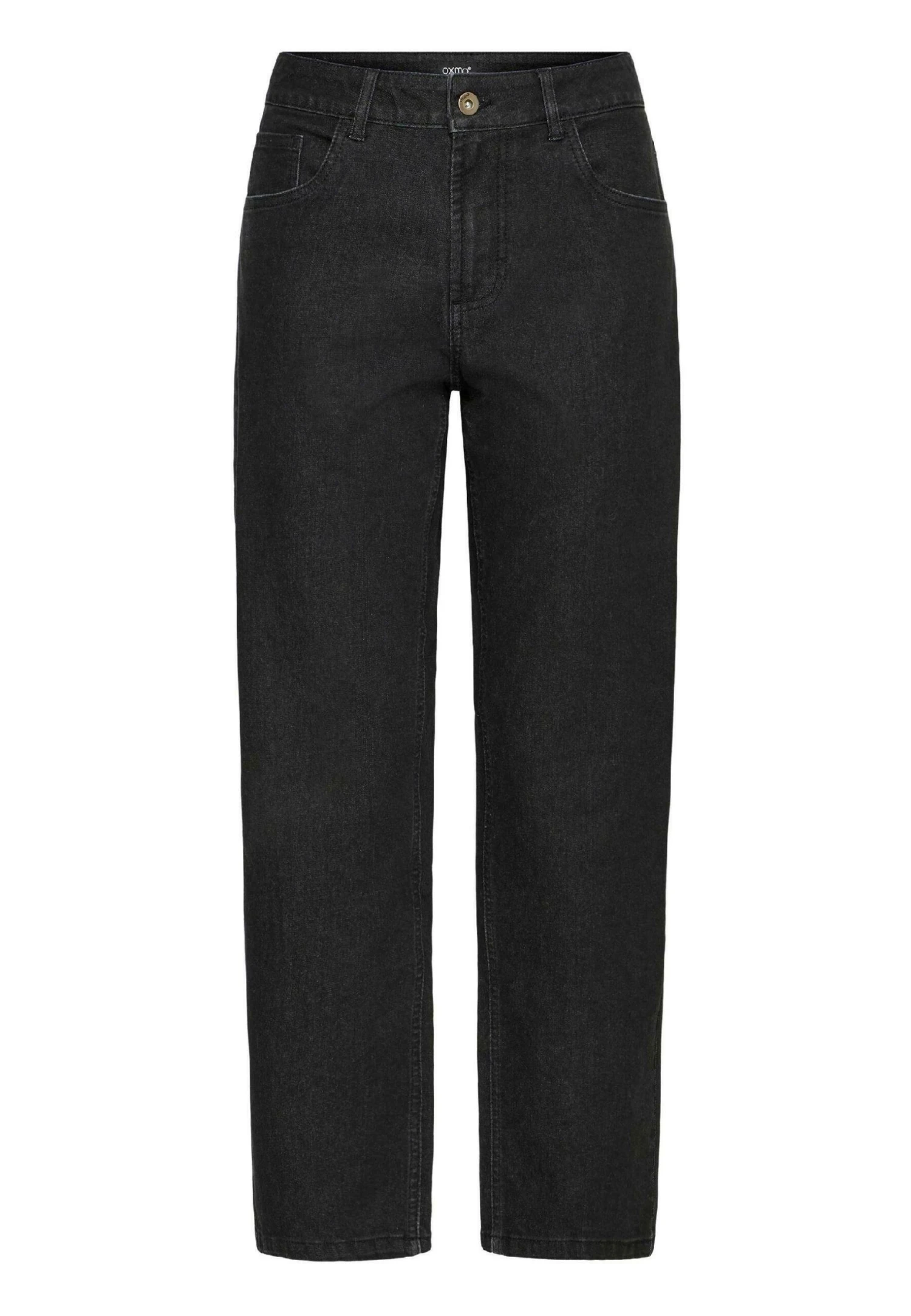 OXMO OXHELLE - Straight Leg Jeans - Black Denim 6 OXMO OXHELLE - Straight Leg Jeans - Black Denim - Image 6