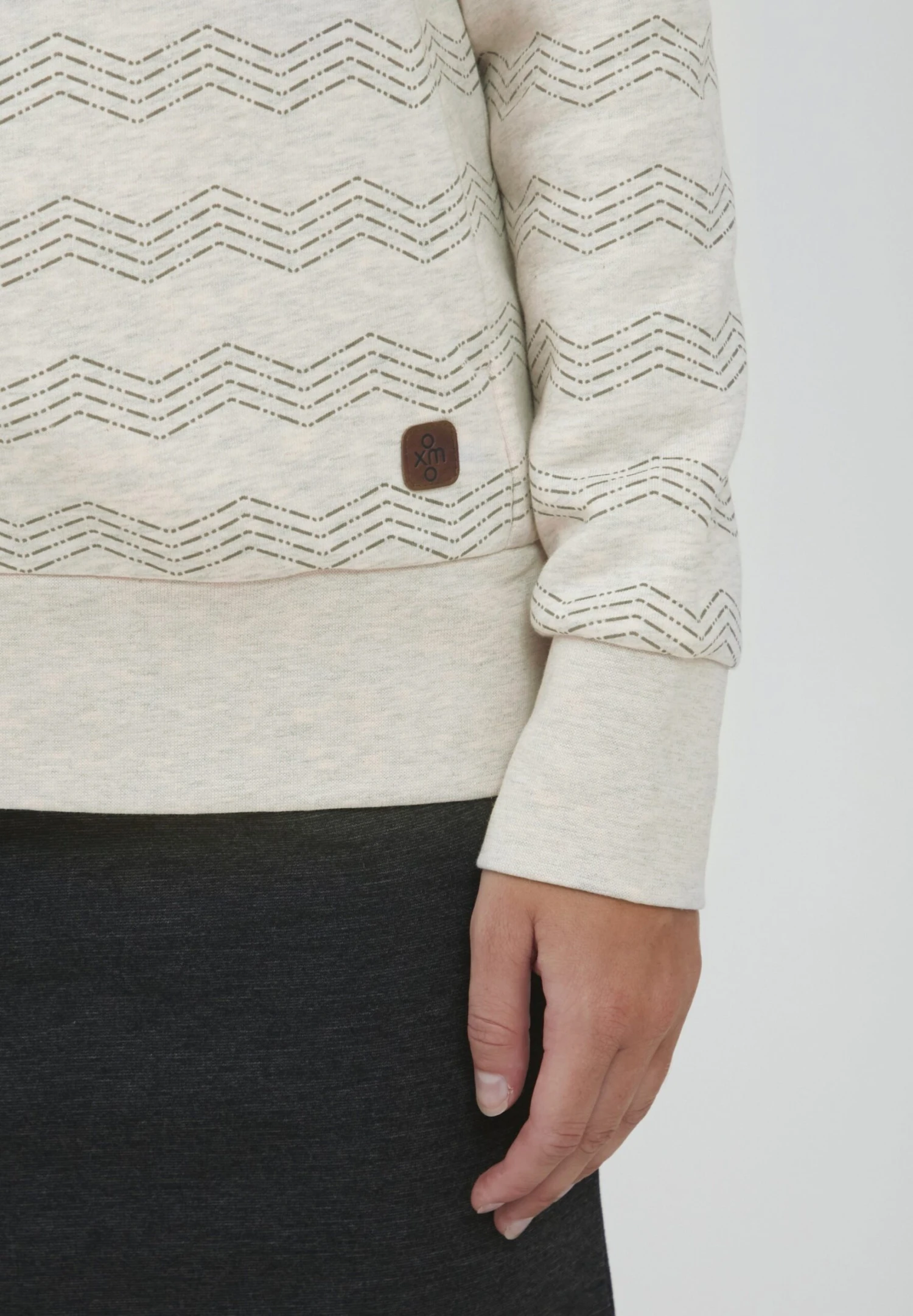 OXMO OXVERNITA - Sweatshirt - Oyster Grey Melange 5 OXMO OXVERNITA - Sweatshirt - Oyster Grey Melange - Image 5