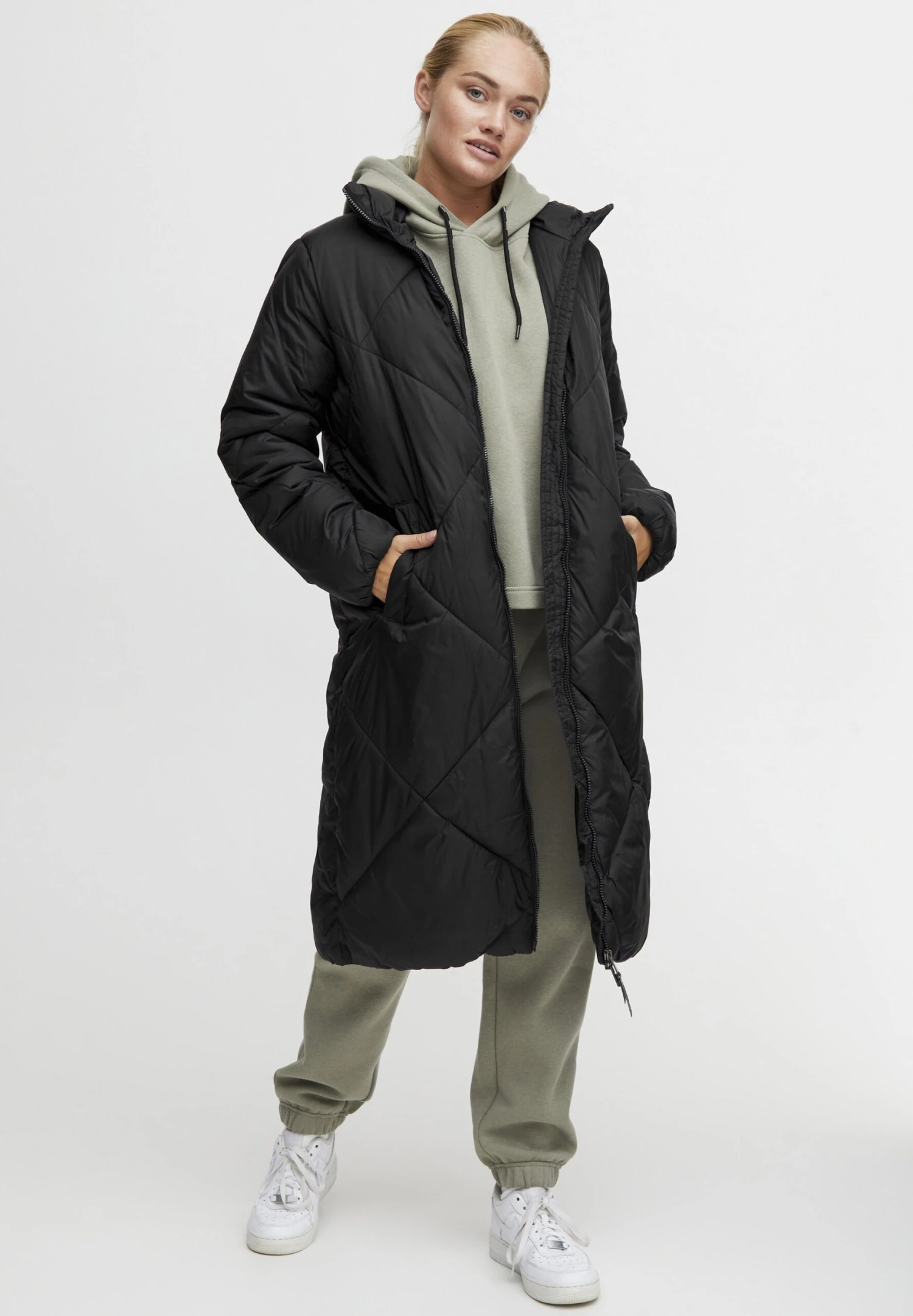 OXMO OXBONNIE - Winter Coat - Black 2 OXMO OXBONNIE - Winter Coat - Black - Image 2