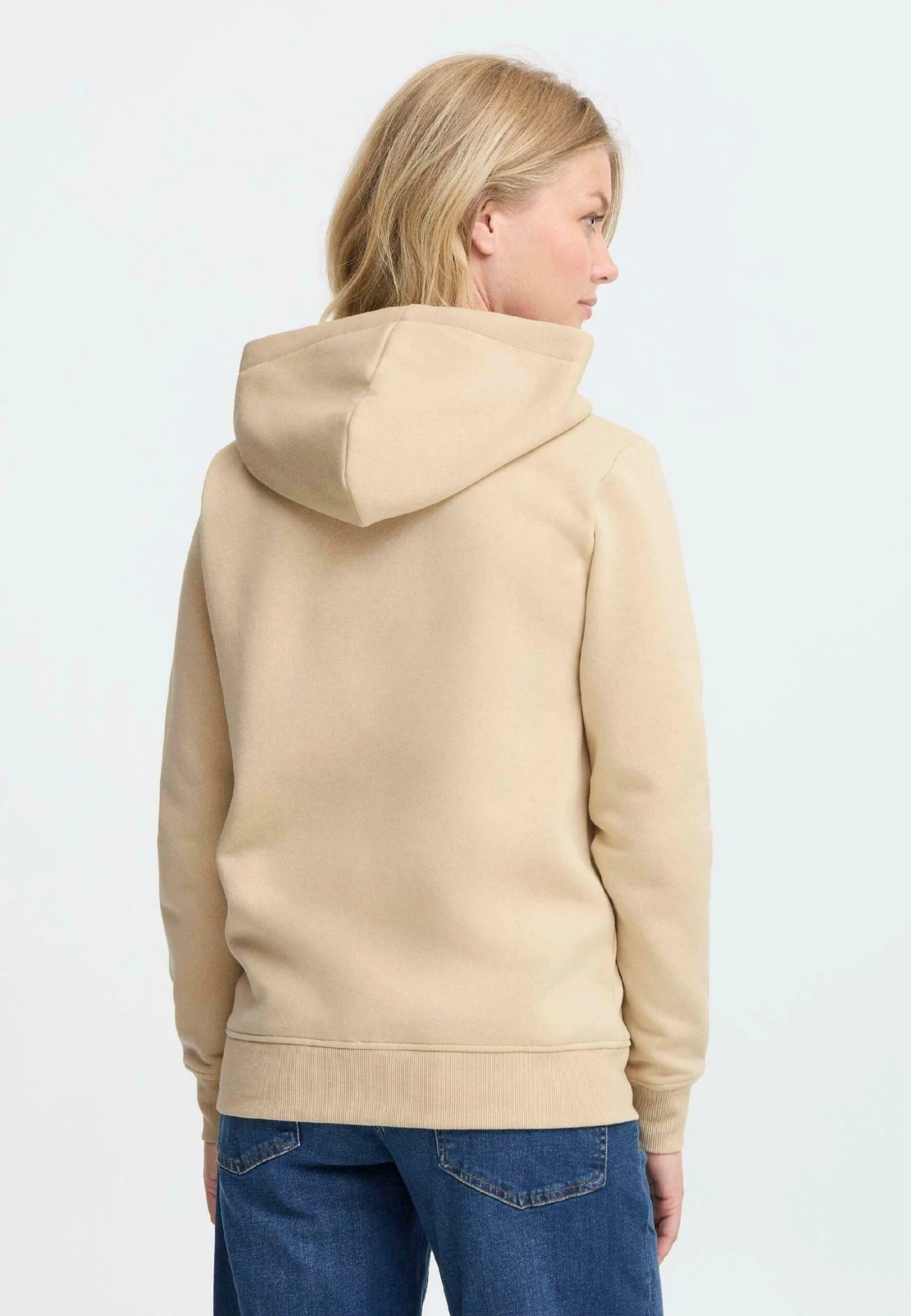 OXMO OXKAREN - Zip-up Sweatshirt - Oyster 3 OXMO OXKAREN - Zip-up Sweatshirt - Oyster - Image 3