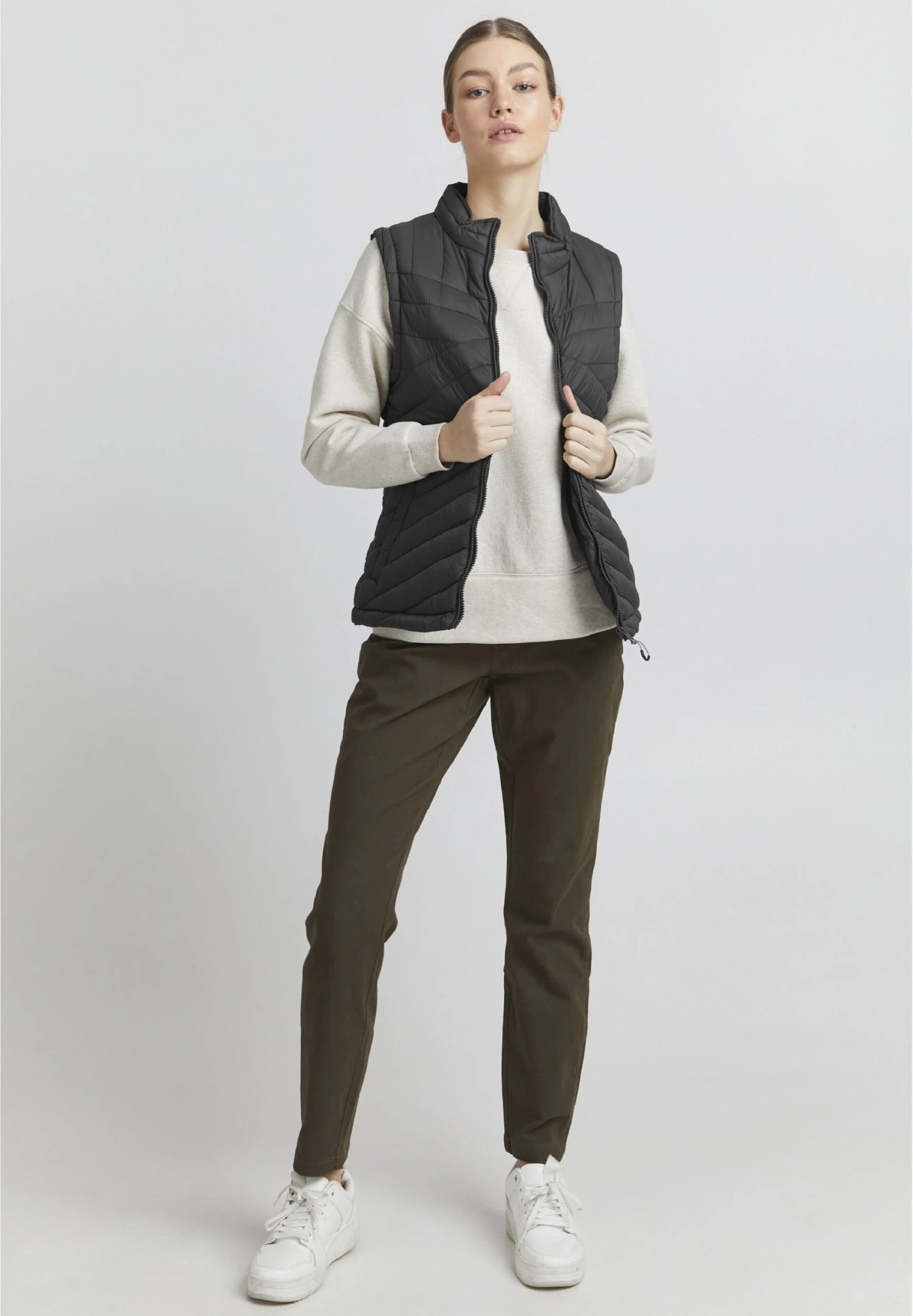 OXMO OXTelppa - Waistcoat - Iron Gate 2 OXMO OXTelppa - Waistcoat - Iron Gate - Image 2