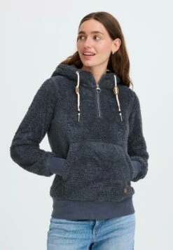 OXMO OXANOUSH FLEECE - Fleece Jumper - Total Eclipse
