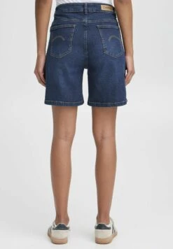 OXMO OXMIRA REGULAR FIT - Denim Shorts - Dark Blue Denim -OXMO Store e2ddf118256145bfbc770d2435b72d82