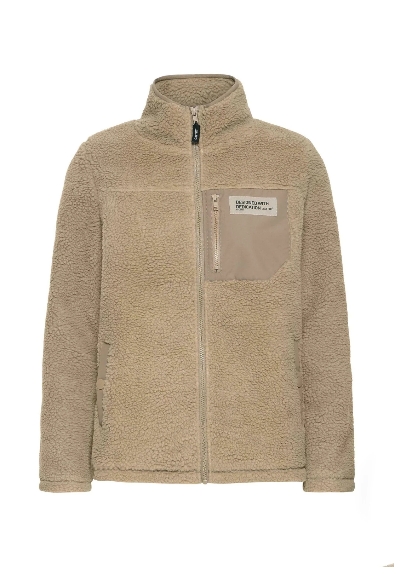 OXMO OXABBY TEDDY - Fleece Jacket - Meteorite 7 OXMO OXABBY TEDDY - Fleece Jacket - Meteorite - Image 7