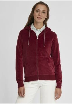 OXMO OXVICKY - Zip-up Sweatshirt - Wine Red