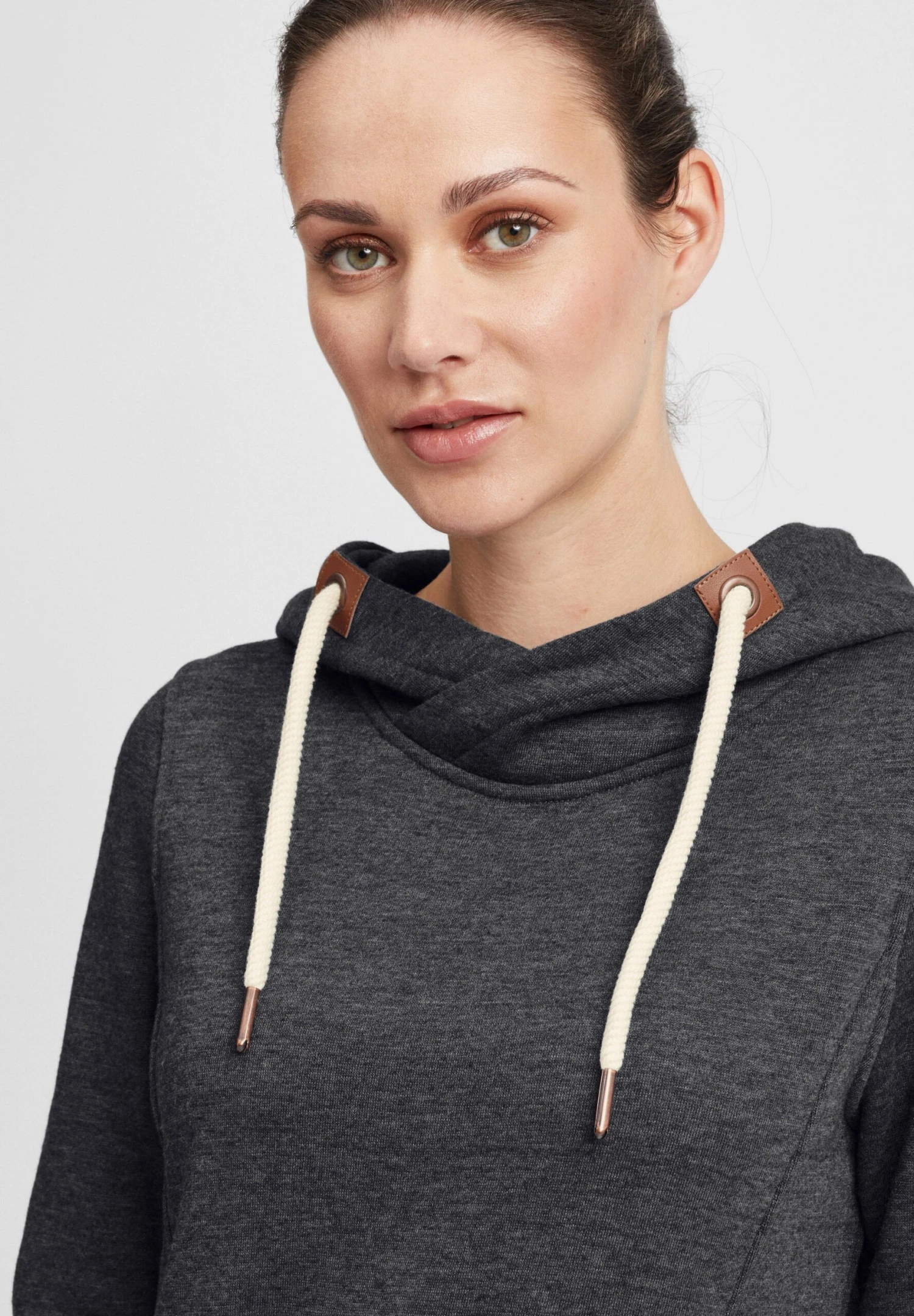 OXMO OXVicky - Hoodie - Dar Grey M 4 OXMO OXVicky - Hoodie - Dar Grey M - Image 4