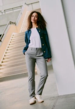 OXMO OXKVITANA REGULAR FIT - Chinos - Pewter -OXMO Store e49673f6ae054c20ad9f3f559f55ce10