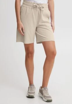 OXMO OXDANIELLA REGULAR FIT - Shorts - Cement