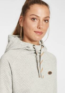 OXMO OXAMINA - Hoodie - Oyster Grey Melange -OXMO Store e51d555dac9e4c80b61348459a9d5d41
