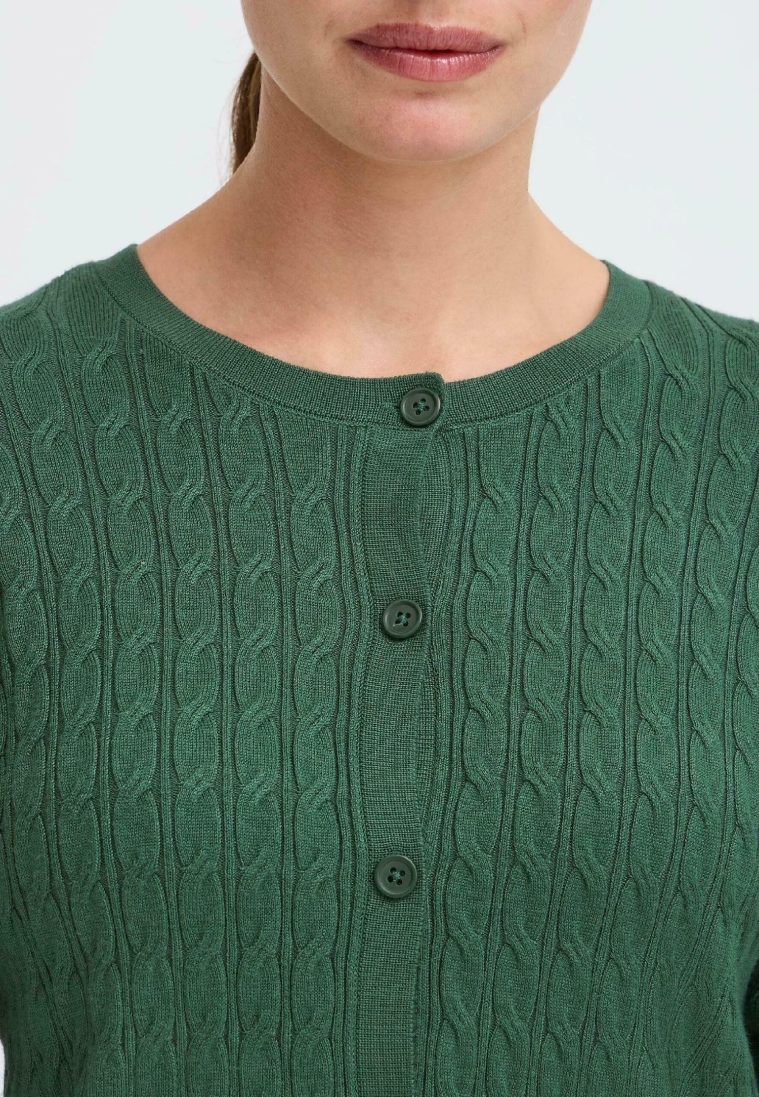 OXMO IHSASJA - Cardigan - Pineneedle 4 OXMO IHSASJA - Cardigan - Pineneedle - Image 4