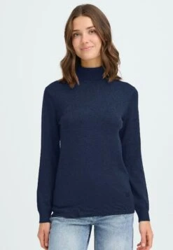 OXMO OXAIDA ROLLNECK - Jumper - Total Eclipse Melange