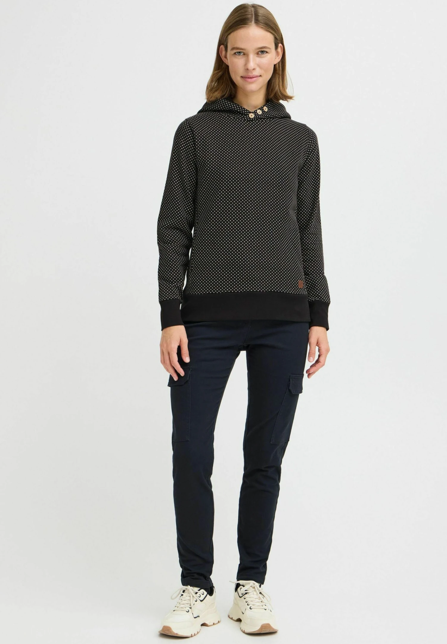 OXMO OXVERA - Hoodie - Black 2 OXMO OXVERA - Hoodie - Black - Image 2