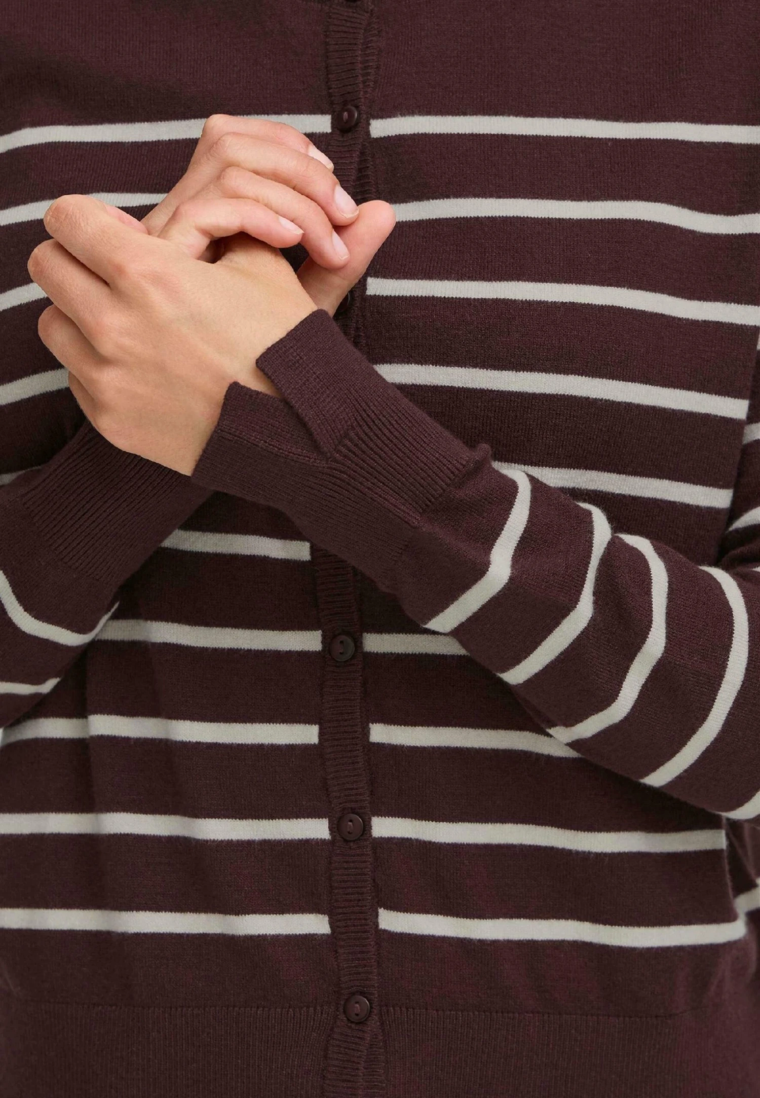 OXMO FRKEANA - Cardigan - Fudge Mix 5 OXMO FRKEANA - Cardigan - Fudge Mix - Image 5