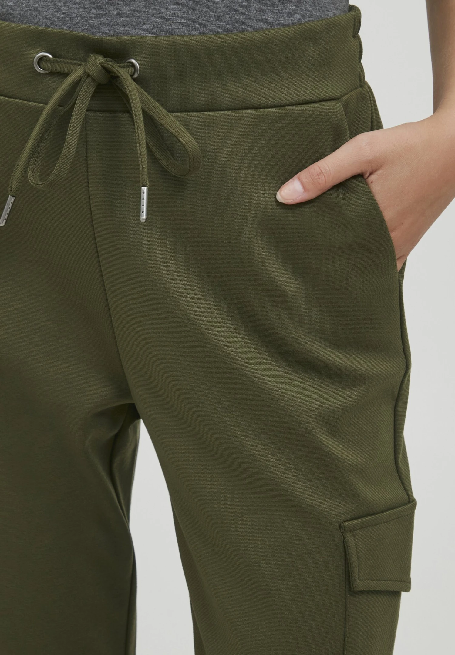 OXMO OXHENNI - Cargo Trousers - Ivy Green 4 OXMO OXHENNI - Cargo Trousers - Ivy Green - Image 4