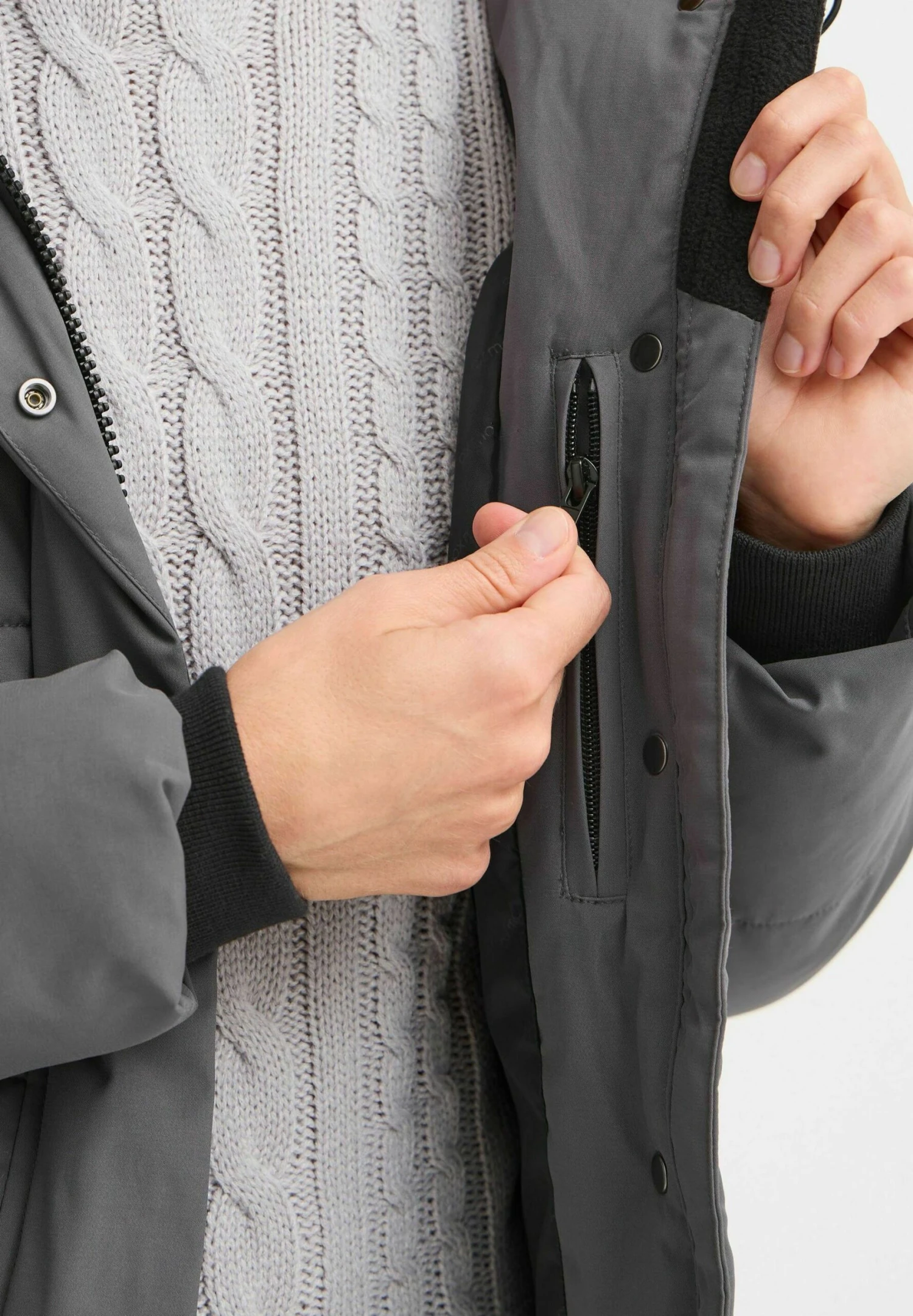 OXMO OXGILLIE - Winter Jacket - Iron Gate 4 OXMO OXGILLIE - Winter Jacket - Iron Gate - Image 4