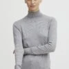 OXMO OXKatja - Jumper - Mid Grey Melange