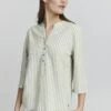 OXMO OXANEA LEINEN MIX - Blouse - Seagrass Mix