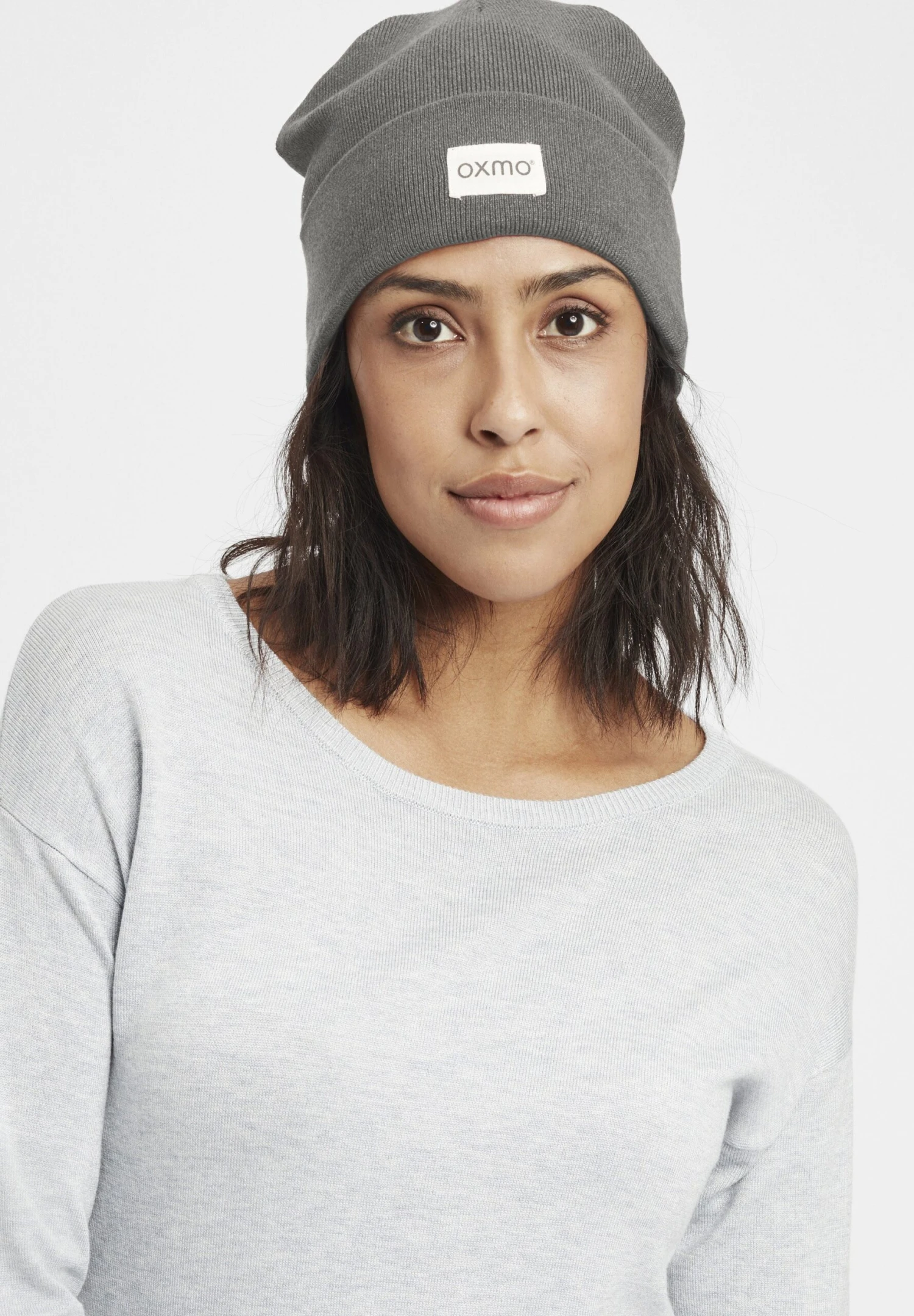 OXMO OXBIENE - Beanie - Grey Mel 1 OXMO OXBIENE - Beanie - Grey Mel