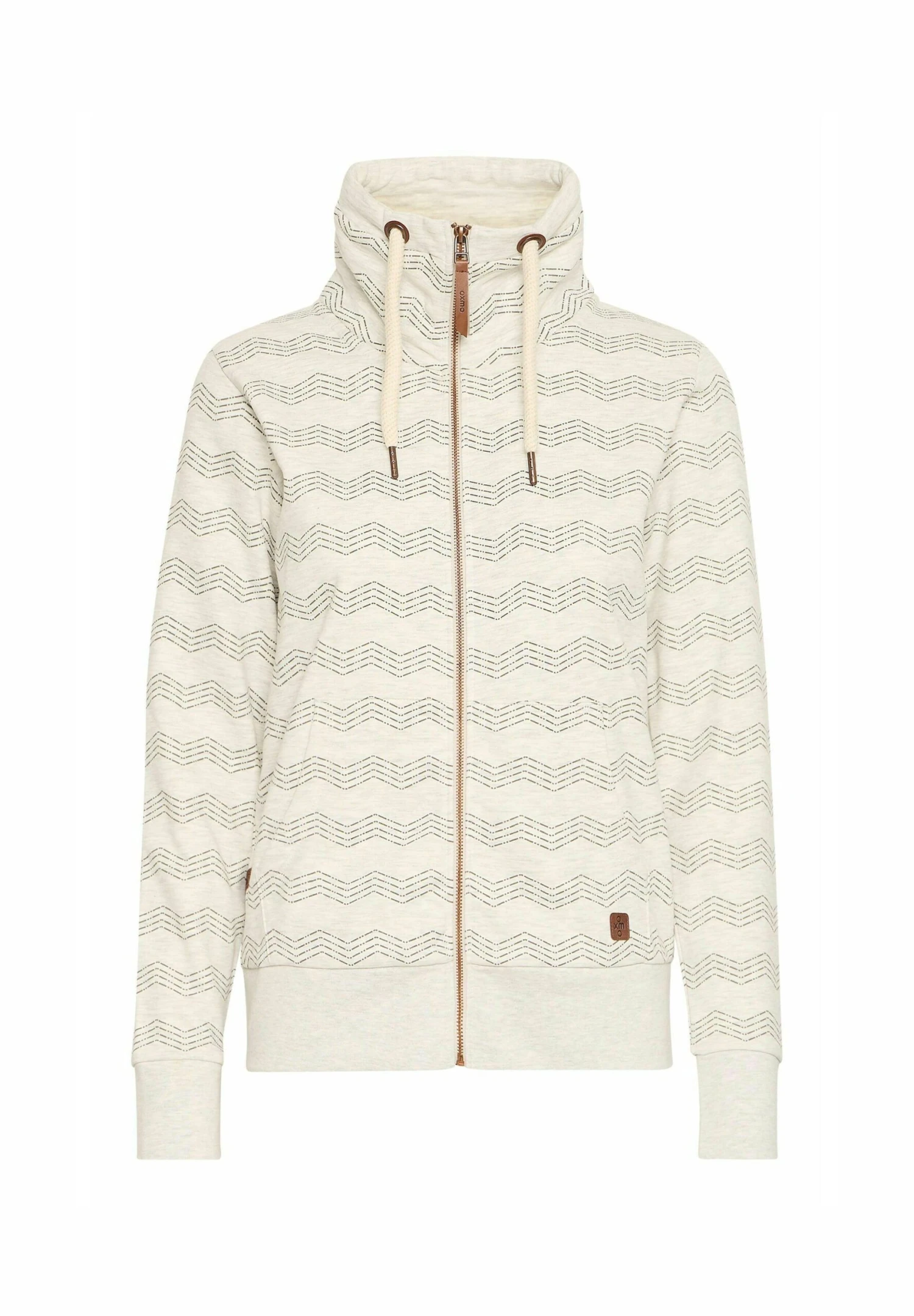 OXMO OXVANTA - Zip-up Sweatshirt - Oyster Grey Melange 6 OXMO OXVANTA - Zip-up Sweatshirt - Oyster Grey Melange - Image 6