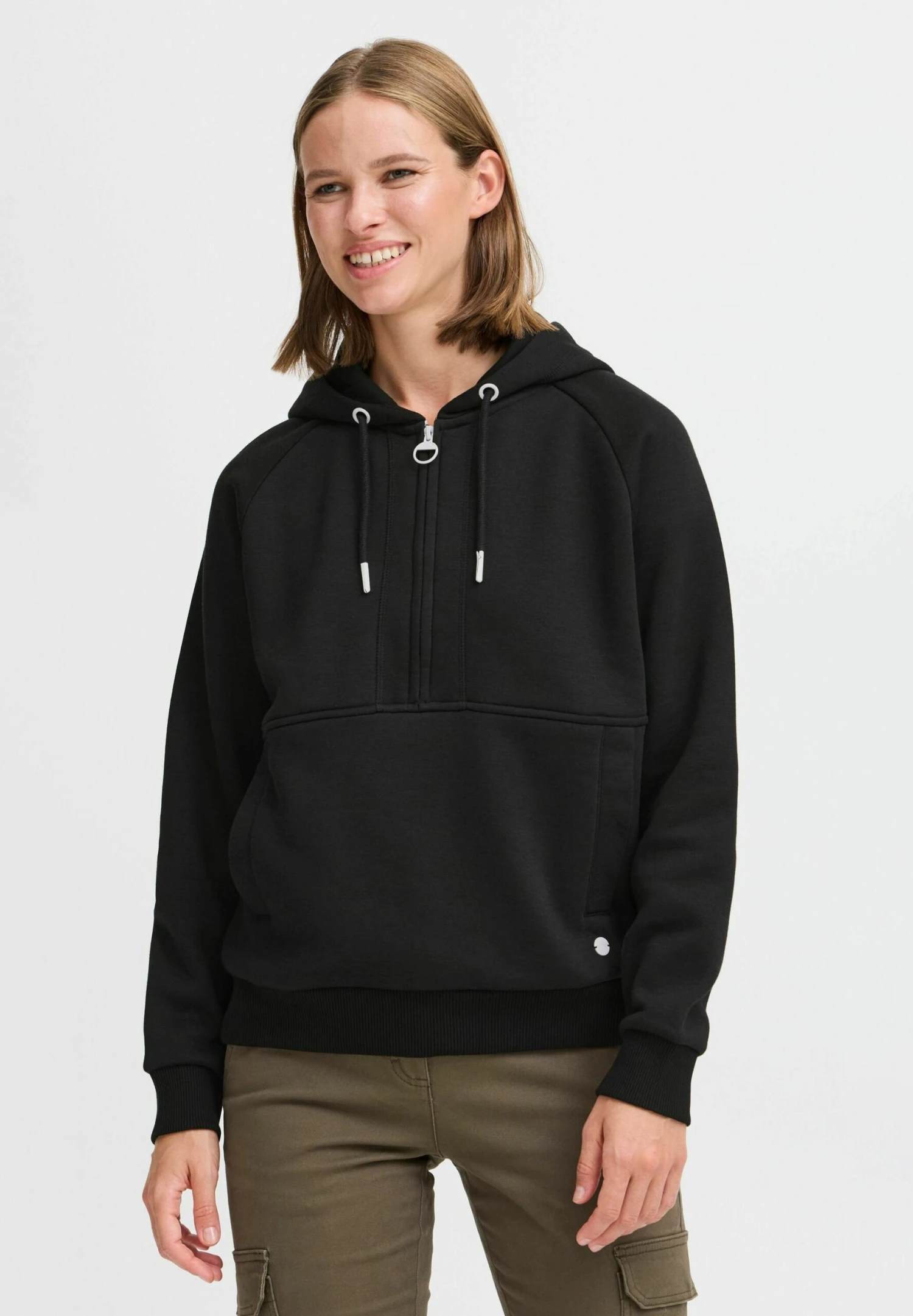 OXMO OXANDREA - Hoodie - Black 1 OXMO OXANDREA - Hoodie - Black