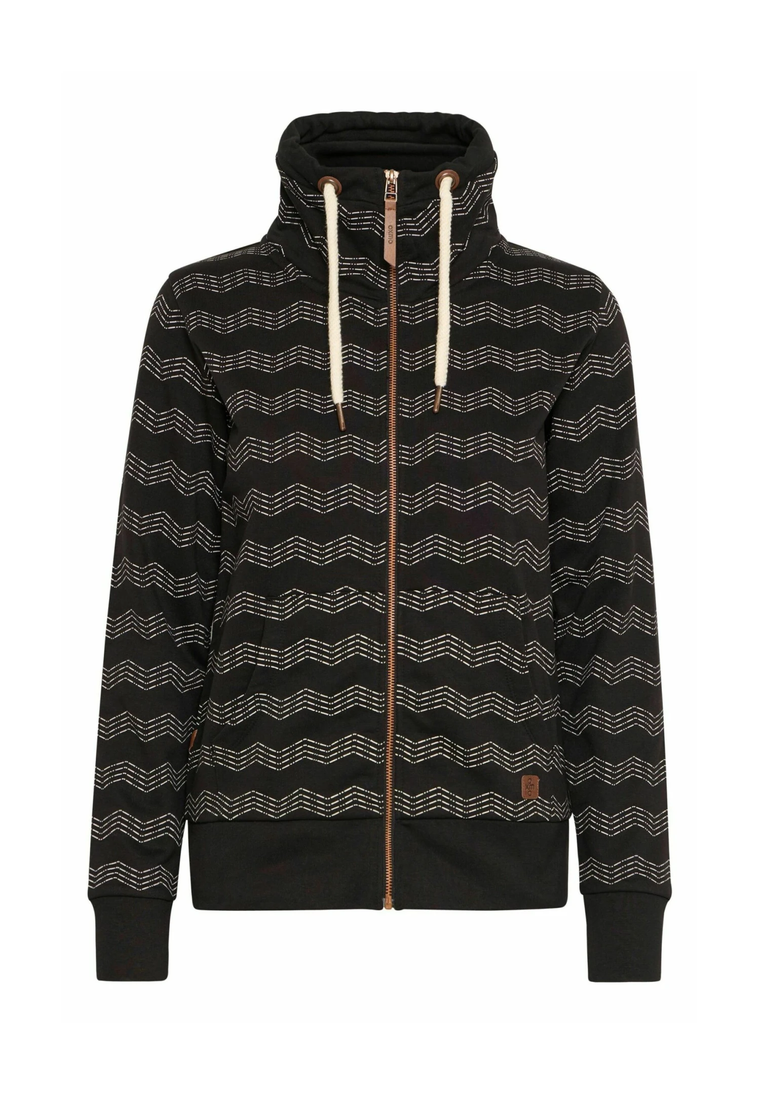 OXMO OXVANTA - Zip-up Sweatshirt - Oyster Grey Melange 8 OXMO OXVANTA - Zip-up Sweatshirt - Oyster Grey Melange - Image 8