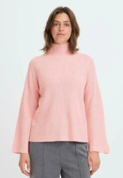 OXMO BMMNELLY TURTLENECK - Jumper - Parfait Pink