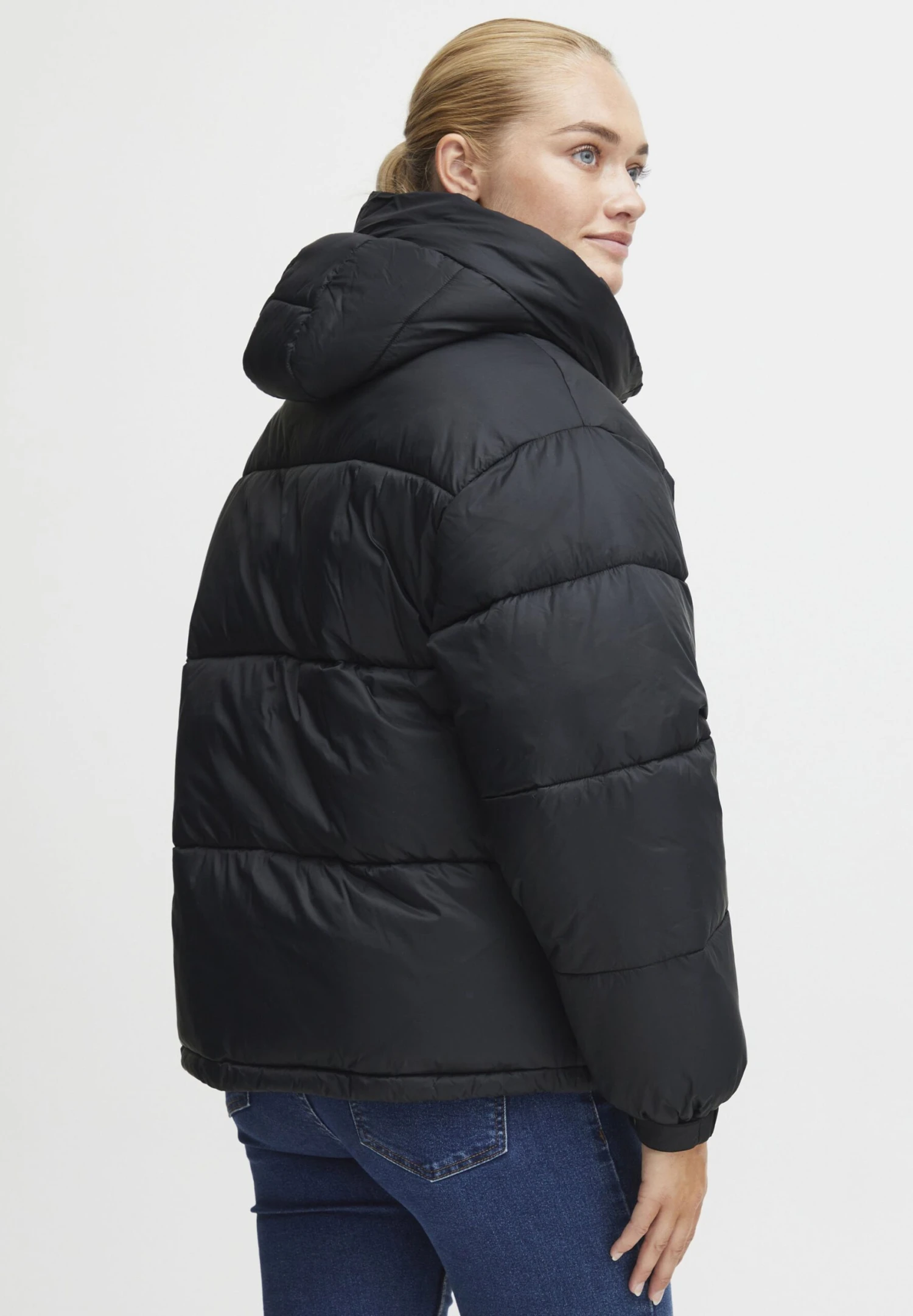 OXMO OXJoyce - Winter Jacket - Black 3 OXMO OXJoyce - Winter Jacket - Black - Image 3