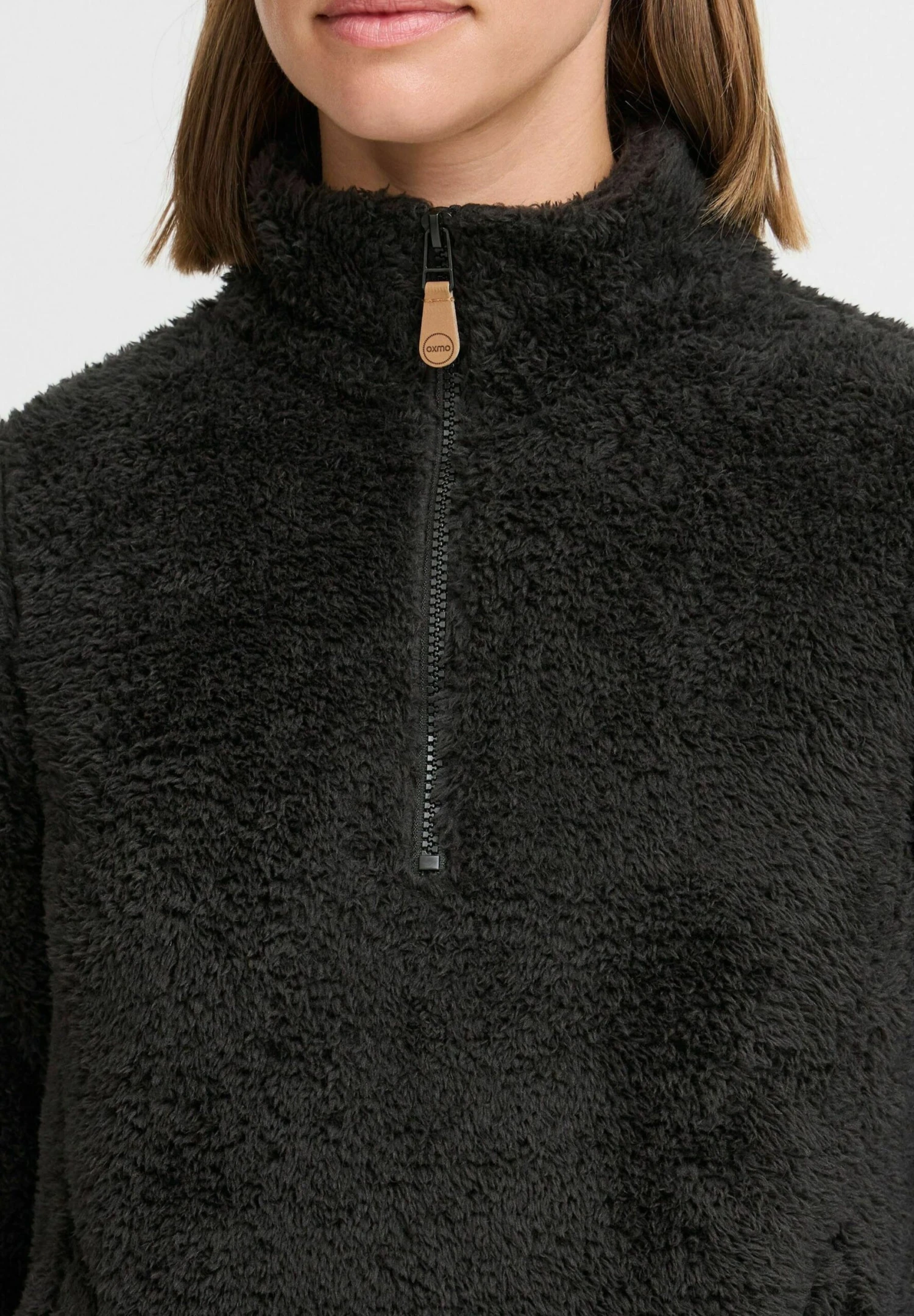 OXMO OXTELSONIA FLEECE - Fleece Jumper - Black 4 OXMO OXTELSONIA FLEECE - Fleece Jumper - Black - Image 4