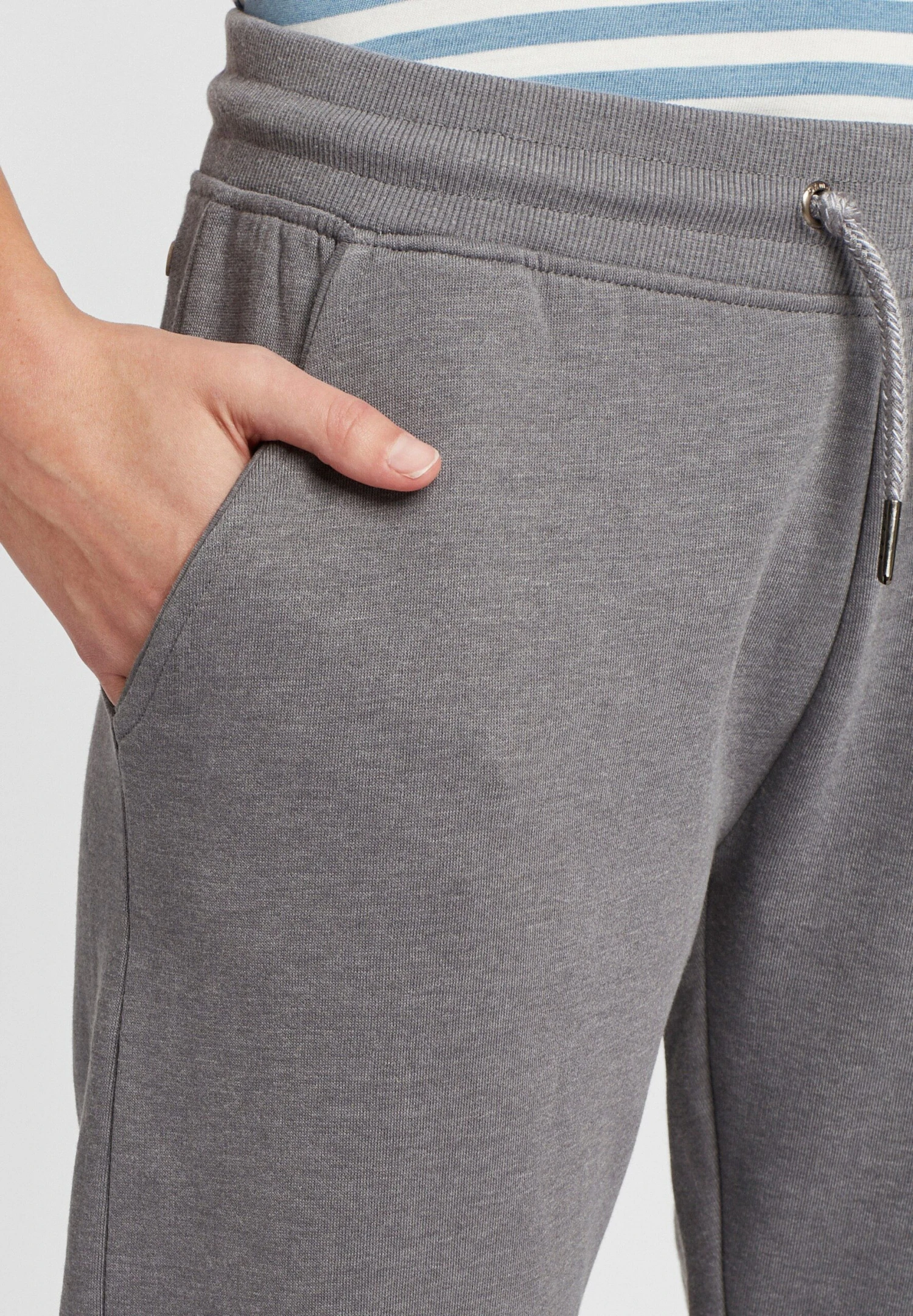 OXMO OXPolah - Tracksuit Bottoms - Grey Melange 4 OXMO OXPolah - Tracksuit Bottoms - Grey Melange - Image 4