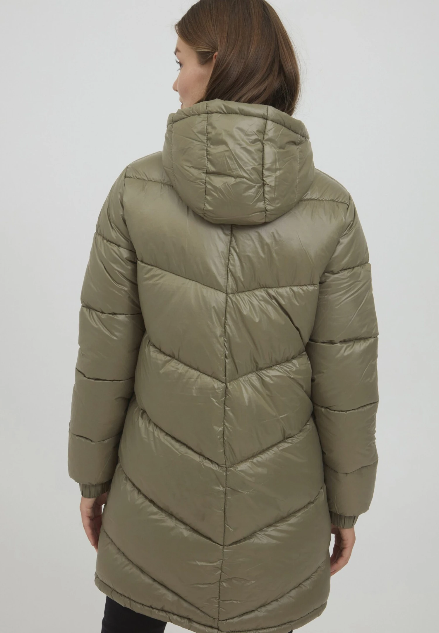 OXMO OXTABATA - Winter Coat - Dusty Olive 3 OXMO OXTABATA - Winter Coat - Dusty Olive - Image 3