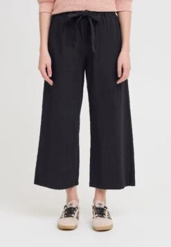 OXMO OXLINASA REGULAR FIT - Trousers - Black