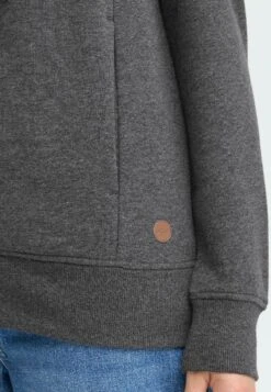 OXMO OXMILLE ZIPHOODIE - Zip-up Sweatshirt - Dark Grey Melange -OXMO Store eed2eaf904704704a76e20d629479f18