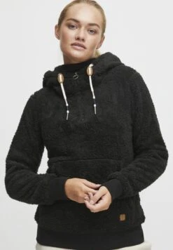 OXMO OXANOUSH FLEECE - Fleece Jumper - Black