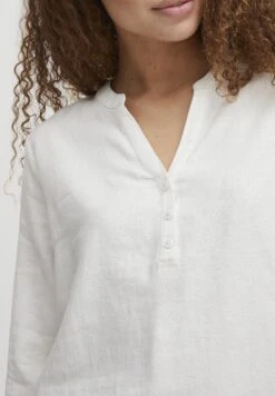 OXMO OXANJA LINEN MIX - Blouse - Off White 12 OXMO OXANJA LINEN MIX - Blouse - Off White -OXMO Store ef5330ba66cf45b8bb30d7a658a63198
