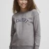 OXMO OXCOLEEN - Sweatshirt - Medium Grey Melange