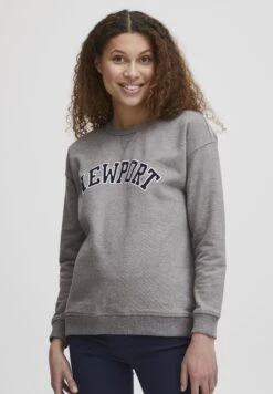 OXMO OXCOLEEN - Sweatshirt - Medium Grey Melange