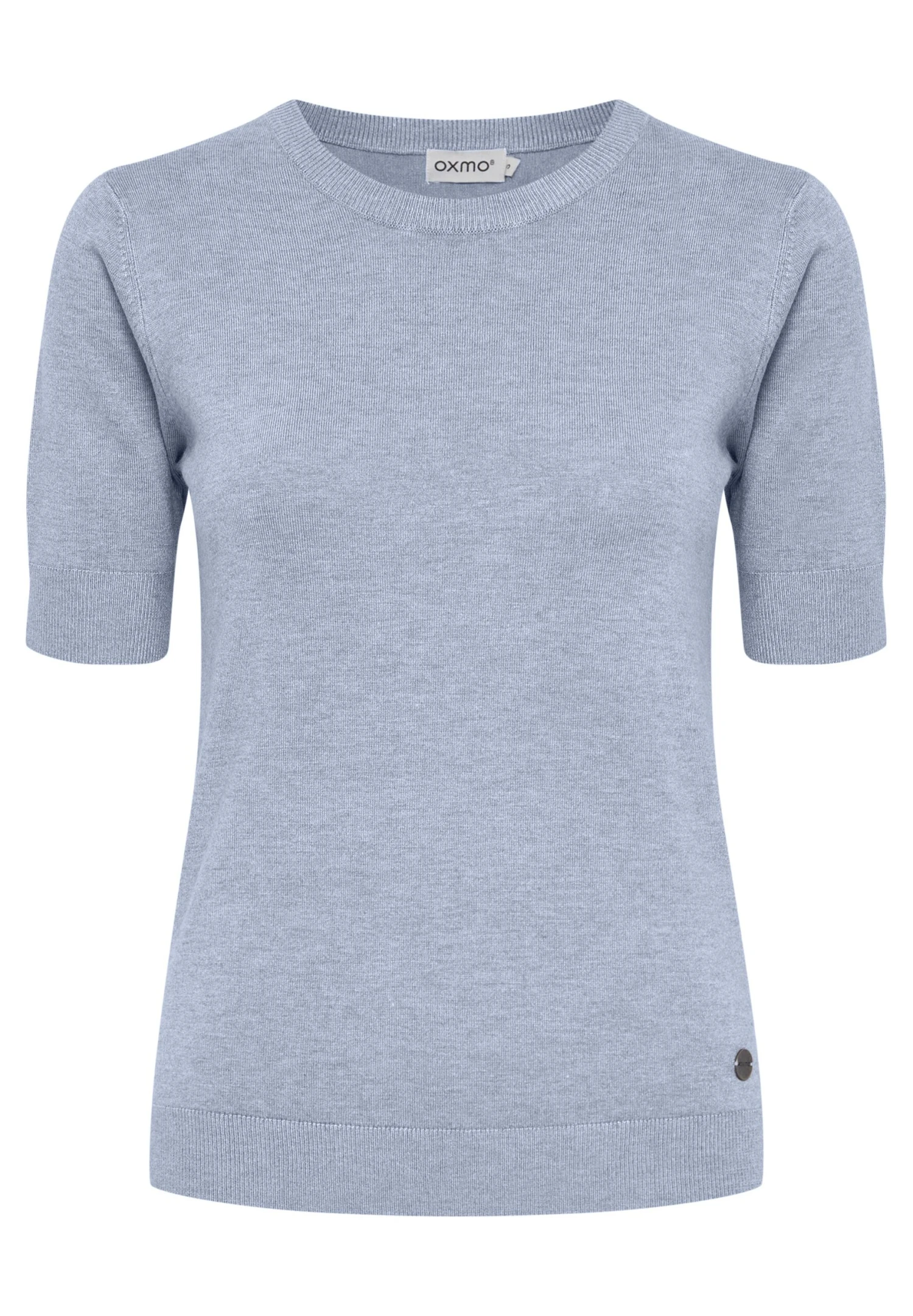 OXMO OXHELIN - Basic T-shirt - Total Eclipse Melange 8 OXMO OXHELIN - Basic T-shirt - Total Eclipse Melange - Image 8
