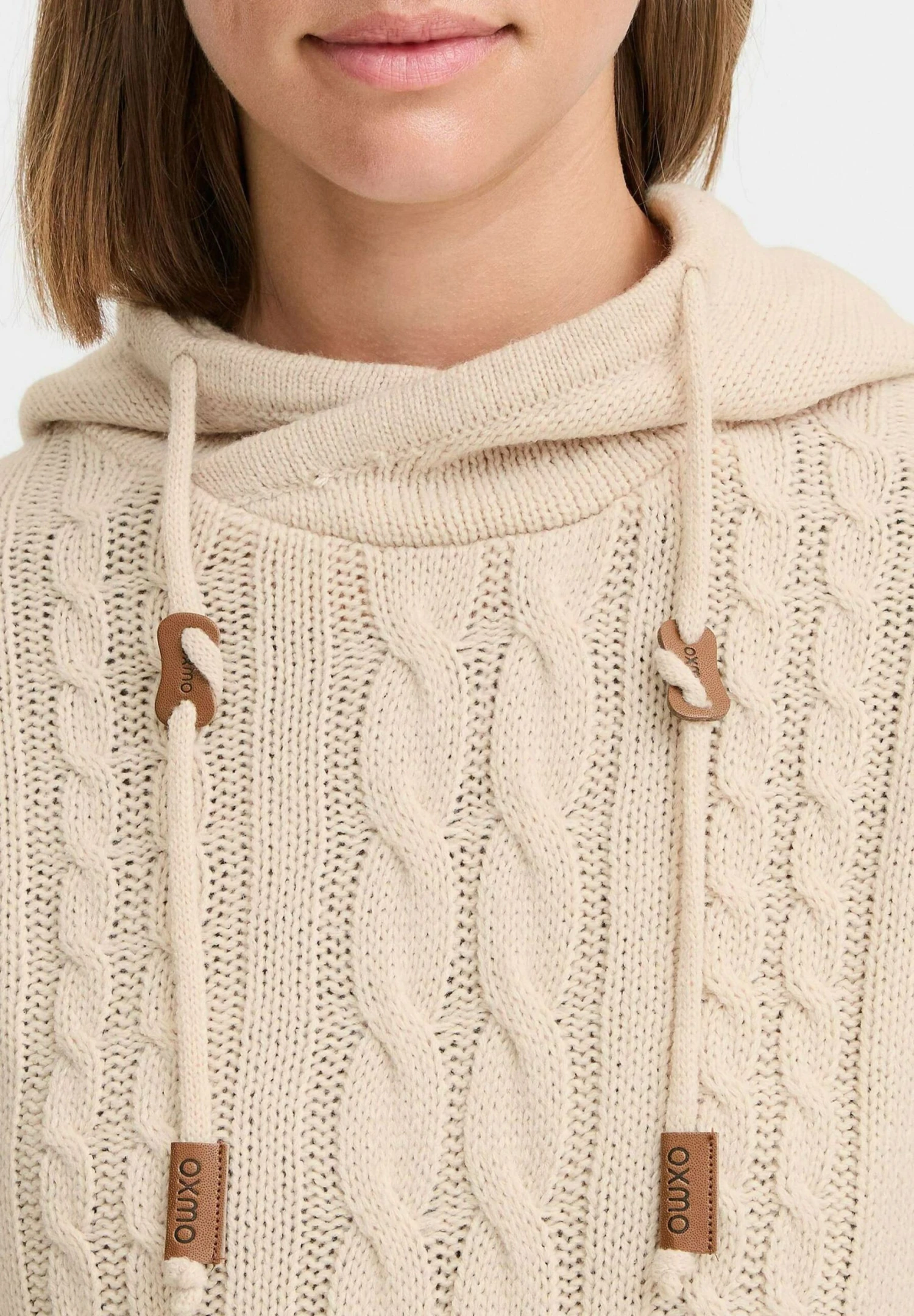 OXMO OXCable - Hoodie - Cement Melange 4 OXMO OXCable - Hoodie - Cement Melange - Image 4