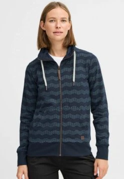 OXMO OXVANTA - Zip-up Sweatshirt - Total Eclipse