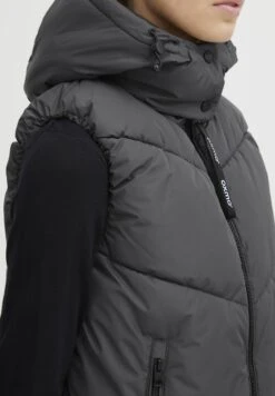 OXMO OXJULIETTE - Waistcoat - Iron Gate 11 OXMO OXJULIETTE - Waistcoat - Iron Gate -OXMO Store f3a98c91656a452884a96146e207fa4a