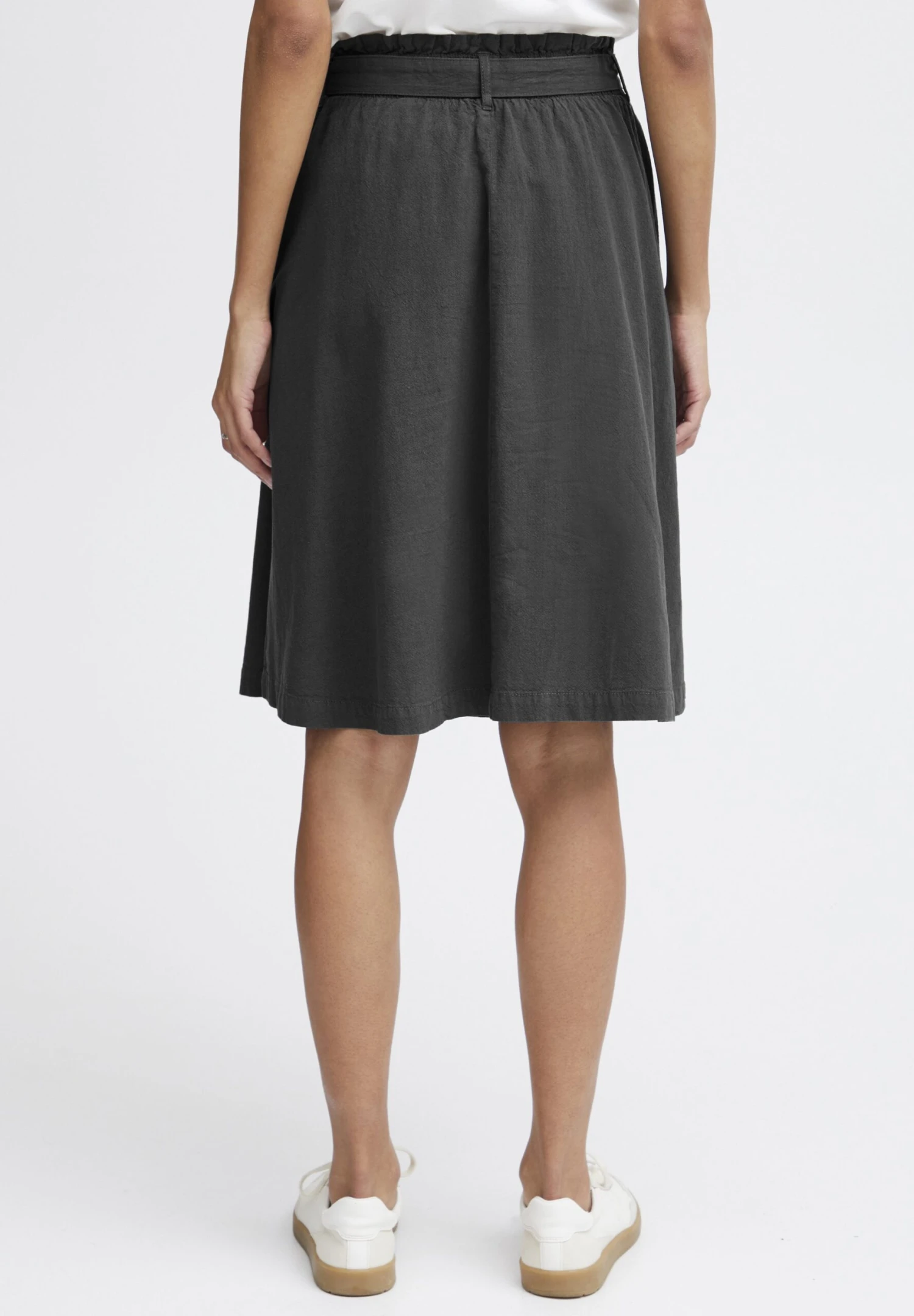 OXMO OXLERKE - A-line Skirt - Dark Shadow 3 OXMO OXLERKE - A-line Skirt - Dark Shadow - Image 3