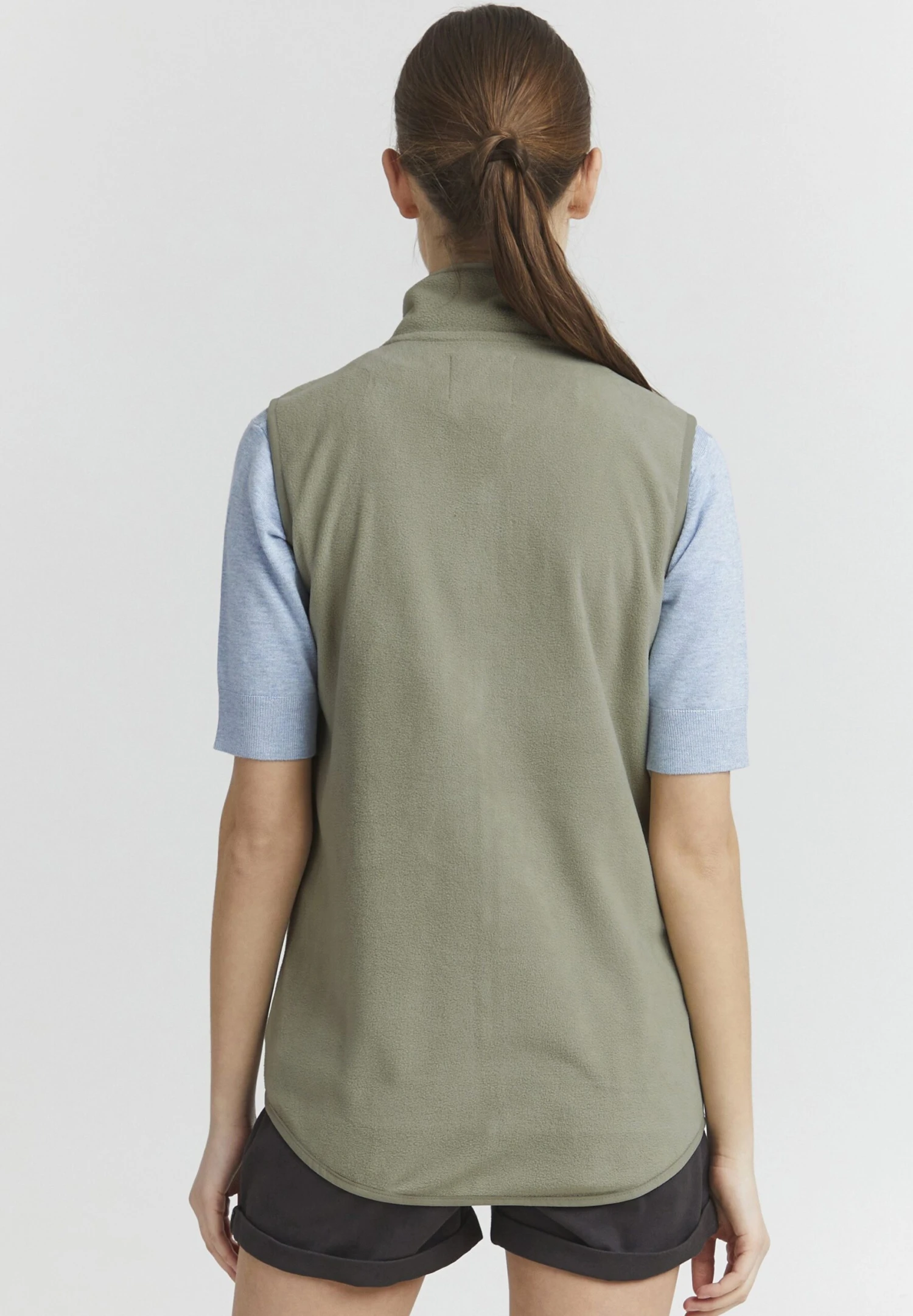 OXMO OXRagnara - Waistcoat - Seagrass 3 OXMO OXRagnara - Waistcoat - Seagrass - Image 3