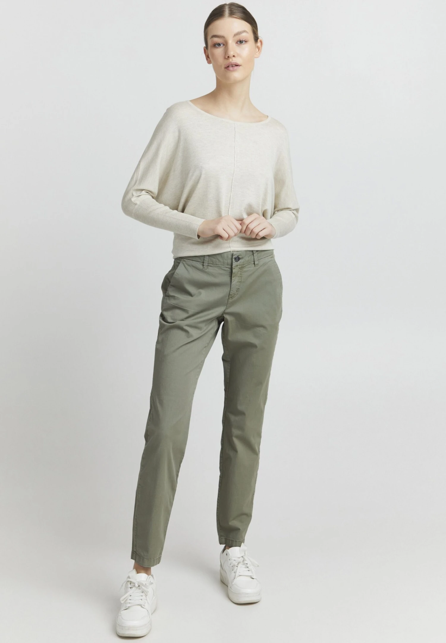 OXMO OXCHILLI - Chinos - Seagrass 2 OXMO OXCHILLI - Chinos - Seagrass - Image 2